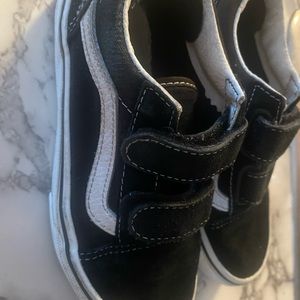 Vans black and white size 12.5